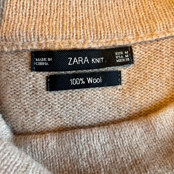 ZARA knit 100% wool sweater - Picture 4 of 4